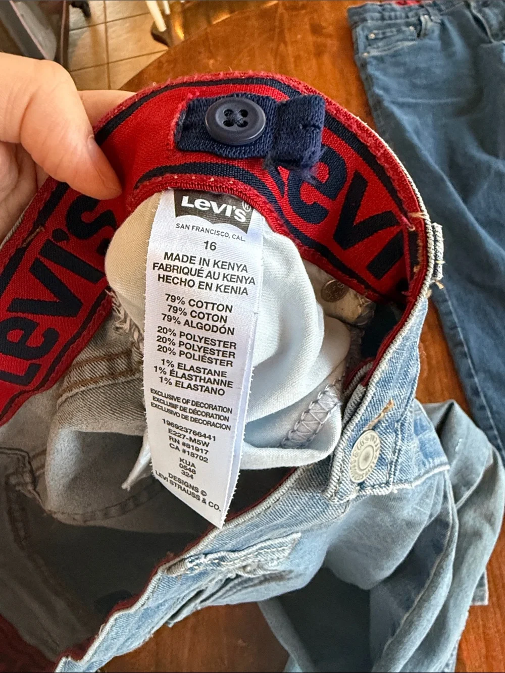 Levi's Straight Jeans — Light Wash & Dark Wash